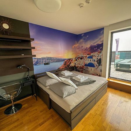 Apartman Se Saunou A Terasou S Vyhledem Na 布尔诺 外观 照片