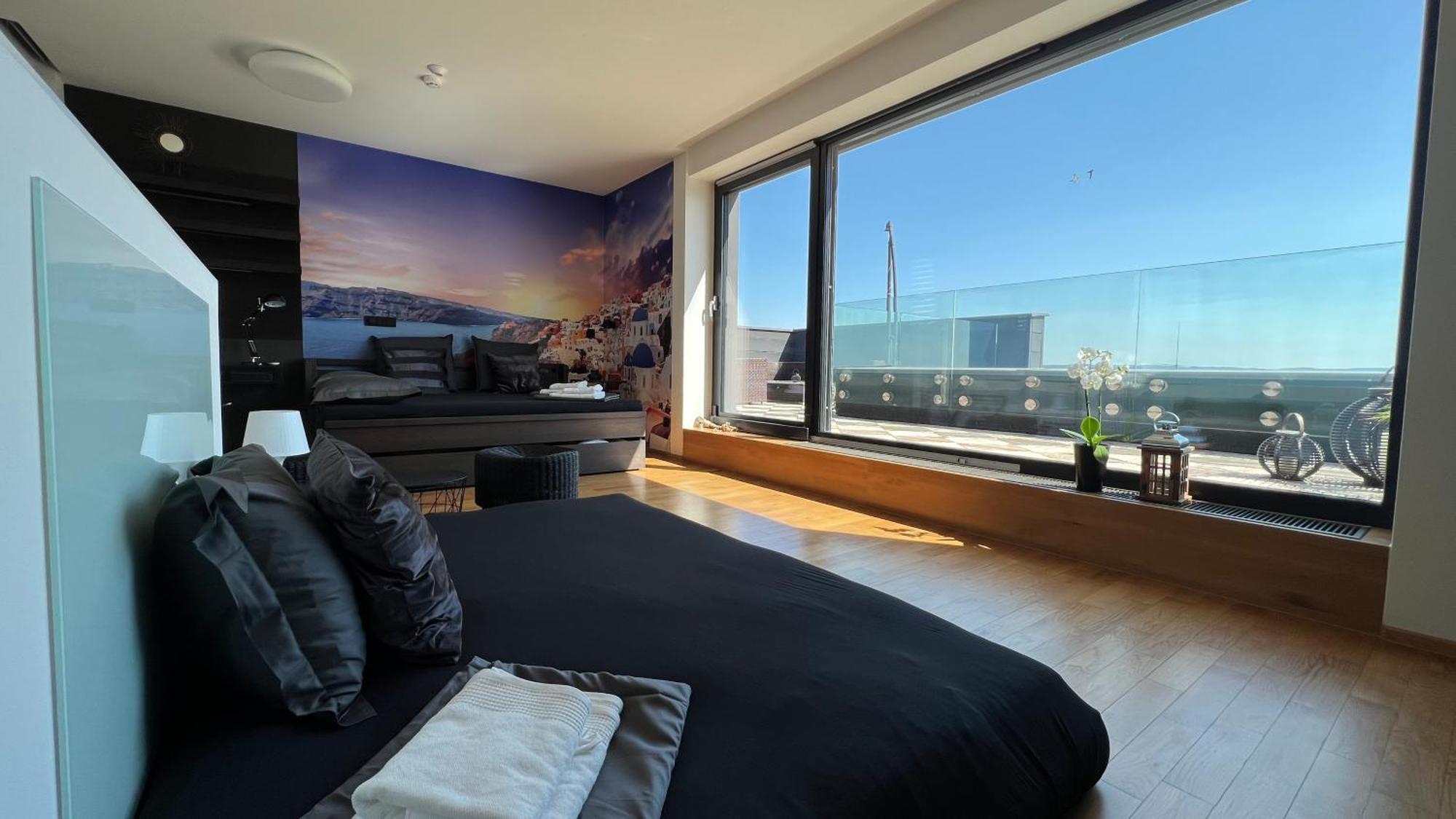 Apartman Se Saunou A Terasou S Vyhledem Na 布尔诺 外观 照片